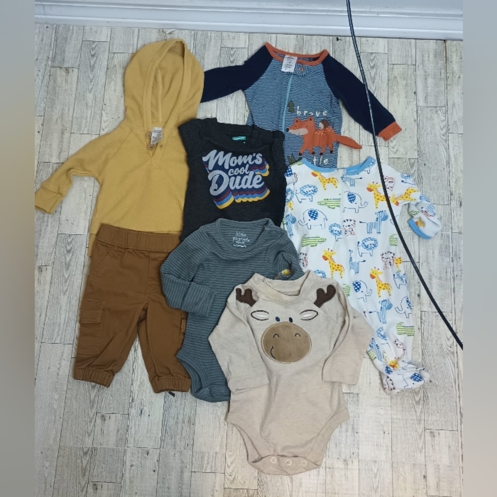 Bundle of 0-3 Month Baby Boy Outfits